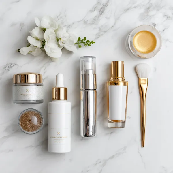 Professional skincare products and serums