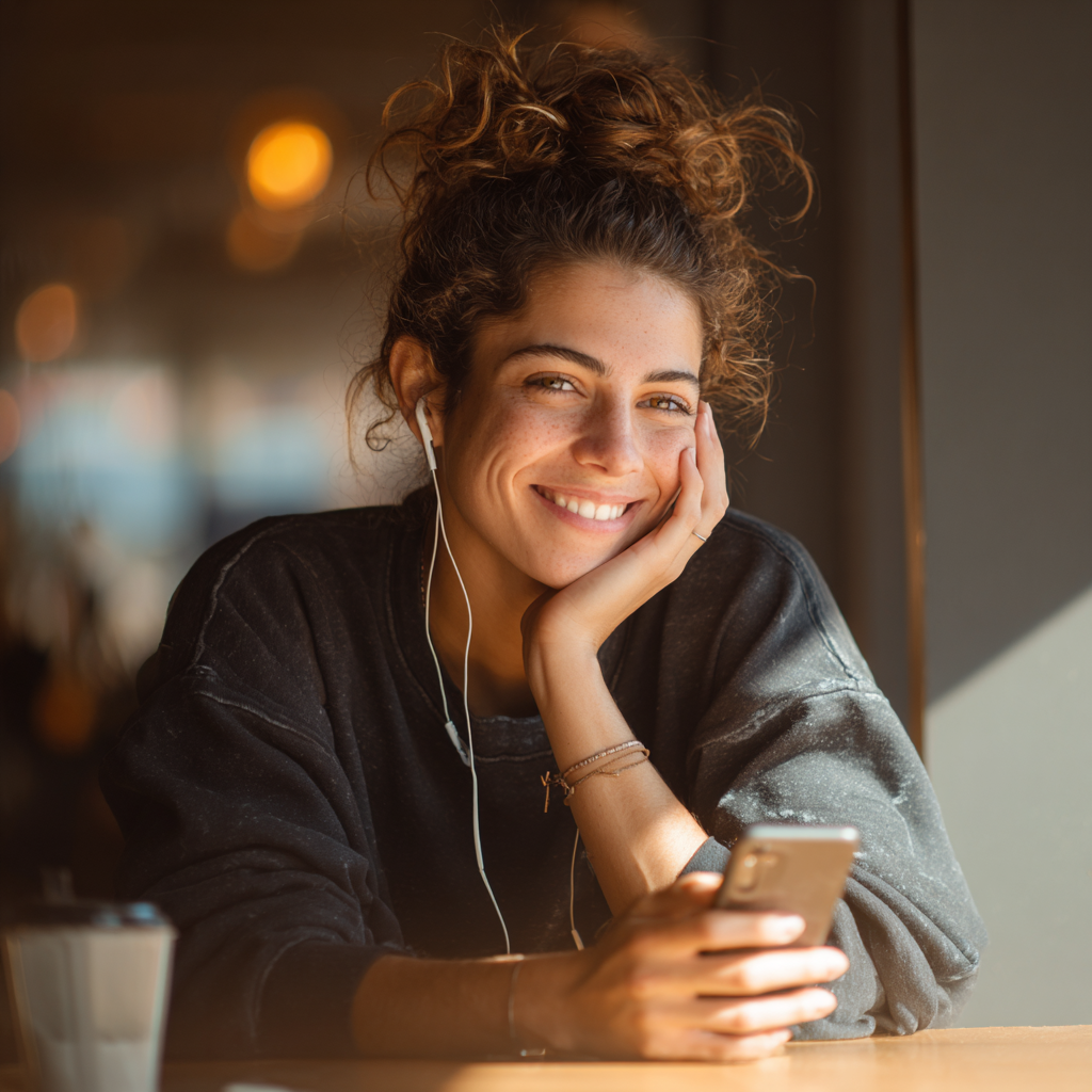 A confident diverse beauty school student studying o