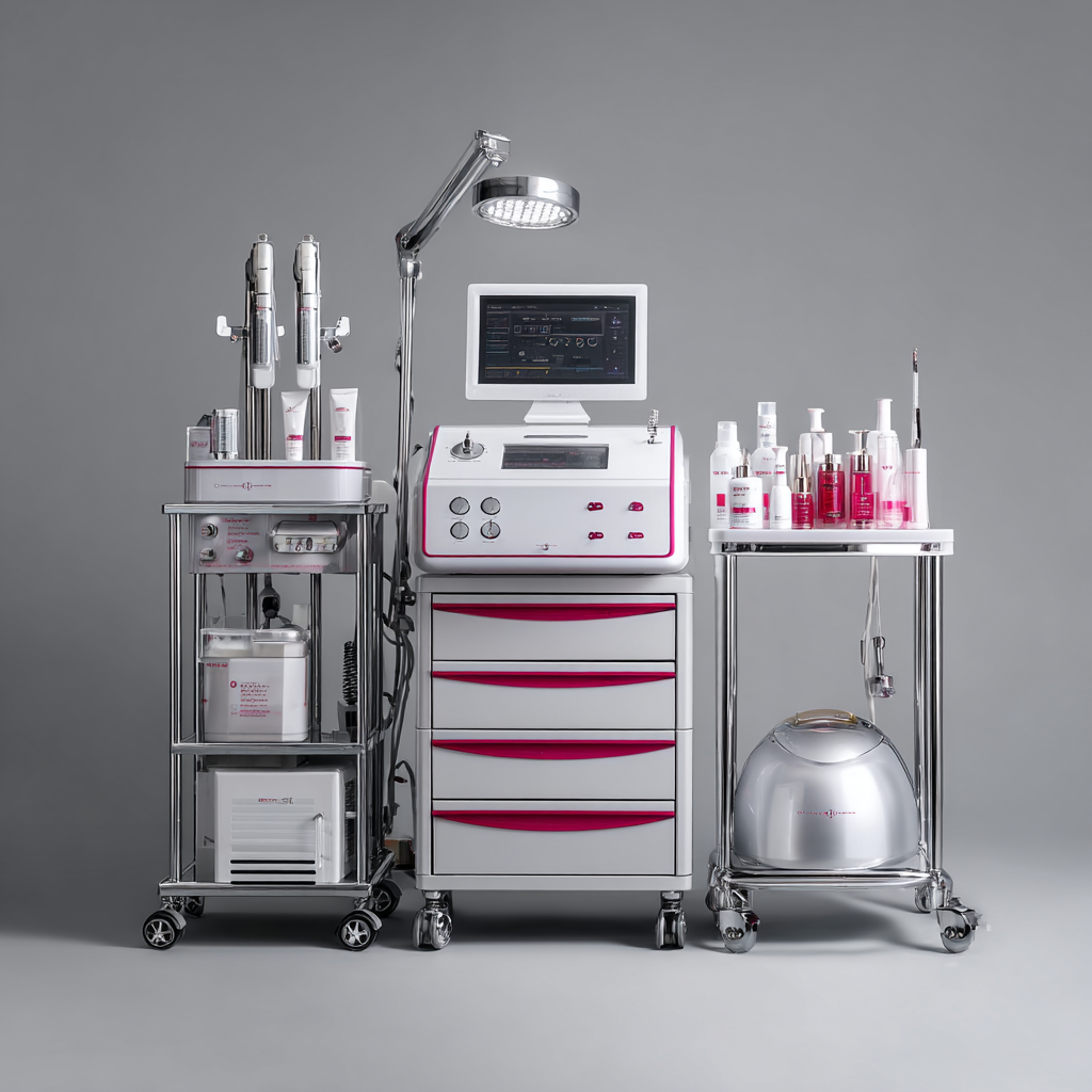 Electrical beauty equipment high frequency galvanic mac