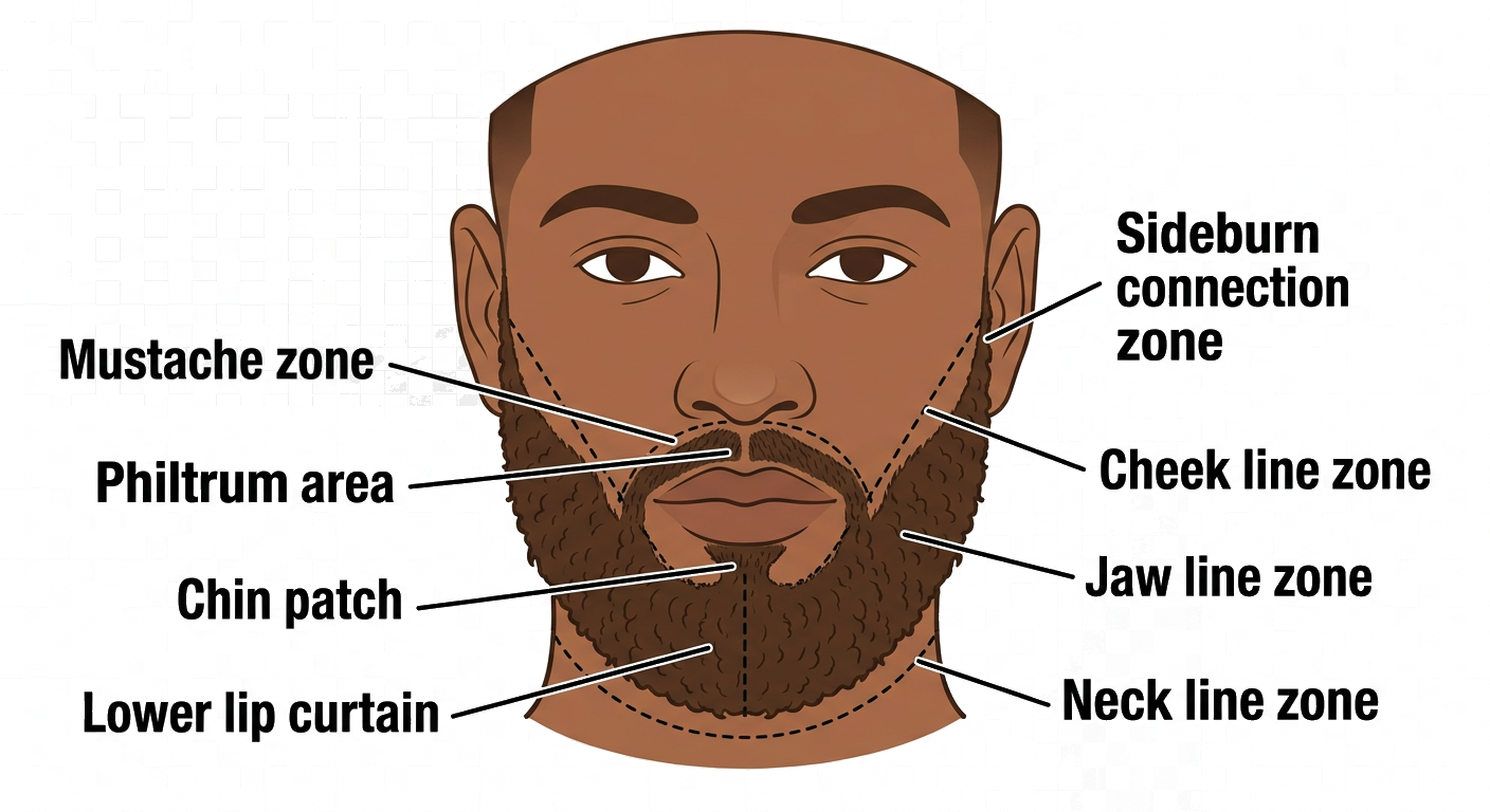 Beard zones