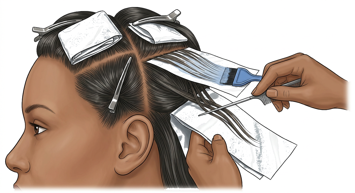 Foil highlights technique