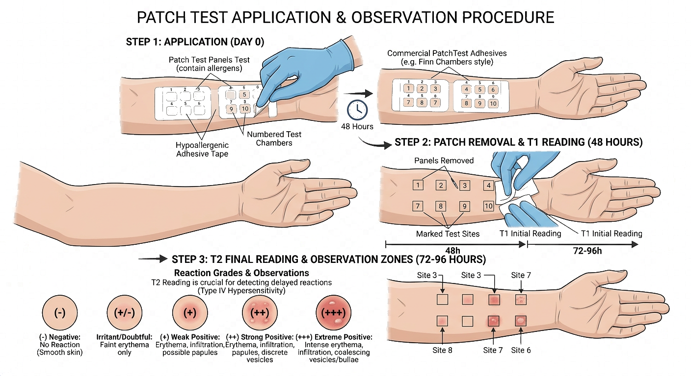 Patch test procedure