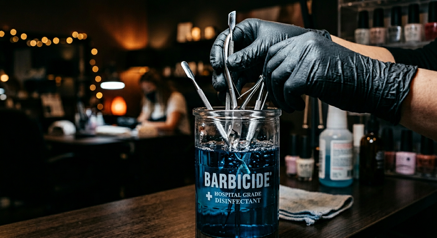 Tool disinfection steps